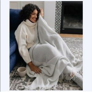 Mark & Graham Grey Throw Blanket